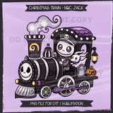 NBC Christmas Character Trains - Mashup Seamless File + Matching PNGs