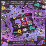 NBC Christmas Character Trains - Sally Seamless File + Matching PNGs