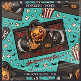 Hextober #17 MOVIES Seamless File + Matching PNGs