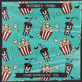 Hextober #17 MOVIES Seamless File + Matching PNGs