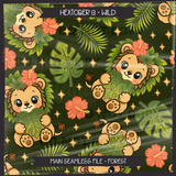 Hextober #13 WILD Seamless File + Matching PNGs