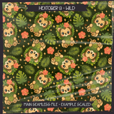 Hextober #13 WILD Seamless File + Matching PNGs