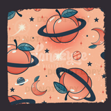 Peaches in Space Seamless File