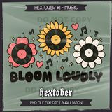 Hextober #1 MUSIC Seamless File + Matching PNGs