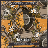 Hextober #2 CEMETERY Seamless File + Matching PNGs