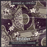 Hextober #2 CEMETERY Seamless File + Matching PNGs