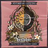 Hextober #2 CEMETERY Seamless File + Matching PNGs