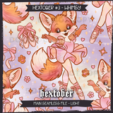 Hextober #3 WHIMSY Seamless File + Matching PNGs