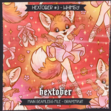 Hextober #3 WHIMSY Seamless File + Matching PNGs