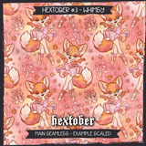 Hextober #3 WHIMSY Seamless File + Matching PNGs