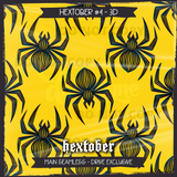 Hextober #4 3D Seamless File + Matching PNGs
