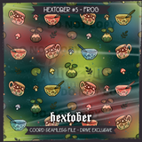 Hextober #5 FROG Seamless File + Matching PNGs