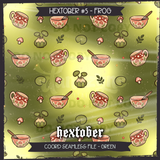 Hextober #5 FROG Seamless File + Matching PNGs