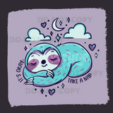 Sleepy Sloth PNG