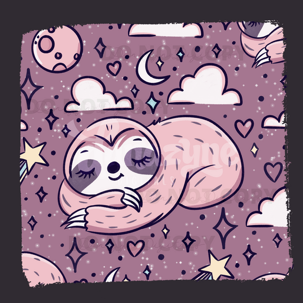 Sleepy Sloth Seamless File