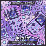 Hextober #6 Dopamine Seamless File + Matching PNGs