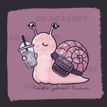 Self Care Snail PNG