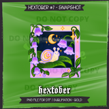 Hextober #7 Snapshot Seamless File + Matching PNGs
