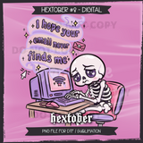 Hextober #8 Digital Seamless File + Matching PNGs