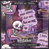Hextober #8 Digital Seamless File + Matching PNGs