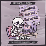 Hextober #8 Digital Seamless File + Matching PNGs