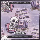 Hextober #8 Digital Seamless File + Matching PNGs
