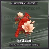 Hextober #9 Bloom Seamless File + Matching PNGs