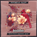 Hextober #9 Bloom Seamless File + Matching PNGs