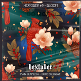 Hextober #9 Bloom Seamless File + Matching PNGs