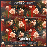 Hextober #9 Bloom Seamless File + Matching PNGs