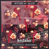 Hextober #9 Bloom Seamless File + Matching PNGs