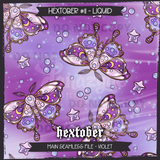 Hextober #11 Liquid Seamless File + Matching PNGs