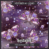 Hextober #11 Liquid Seamless File + Matching PNGs