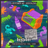 Hextober #12 Nostalgia Seamless File + Matching PNGs