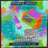 Hextober #12 Nostalgia Seamless File + Matching PNGs