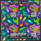 Hextober #12 Nostalgia Seamless File + Matching PNGs