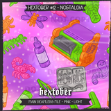 Hextober #12 Nostalgia Seamless File + Matching PNGs