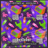 Hextober #12 Nostalgia Seamless File + Matching PNGs