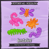 Hextober #12 Nostalgia Seamless File + Matching PNGs