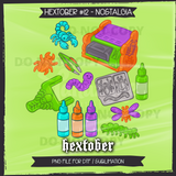 Hextober #12 Nostalgia Seamless File + Matching PNGs