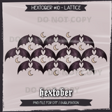Hextober #10 Lattice Seamless File + Matching PNGs