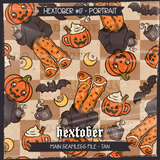 Hextober #17 PORTRAIT Seamless File + Matching PNGs