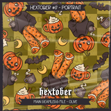 Hextober #17 PORTRAIT Seamless File + Matching PNGs