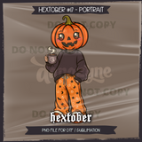 Hextober #17 PORTRAIT Seamless File + Matching PNGs