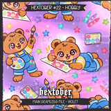 Hextober #22 HOBBY Seamless File + Matching PNGs