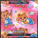 Hextober #22 HOBBY Seamless File + Matching PNGs