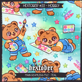Hextober #22 HOBBY Seamless File + Matching PNGs