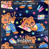 Hextober #22 HOBBY Seamless File + Matching PNGs