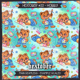 Hextober #22 HOBBY Seamless File + Matching PNGs