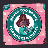 Never Too Broke for Books & Coffee Seamless File